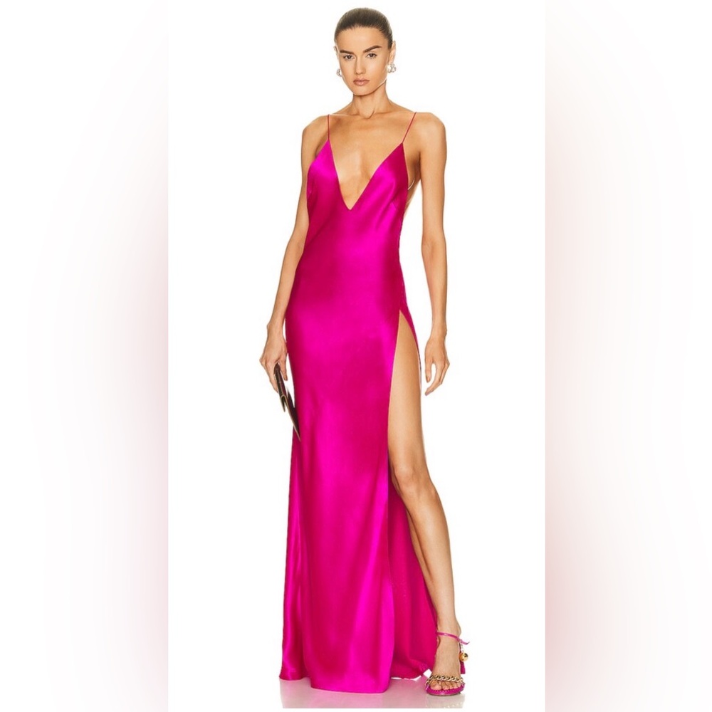 RETROFETE  Paloma Dress in Neon Pink